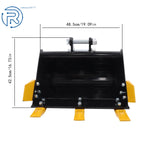500mm Bucket with Teeth for 1-2 Tons Mini Excavator