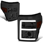 3D LED DRL Projector Headlight for Ford F250 F350 Super Duty (2011–2016)