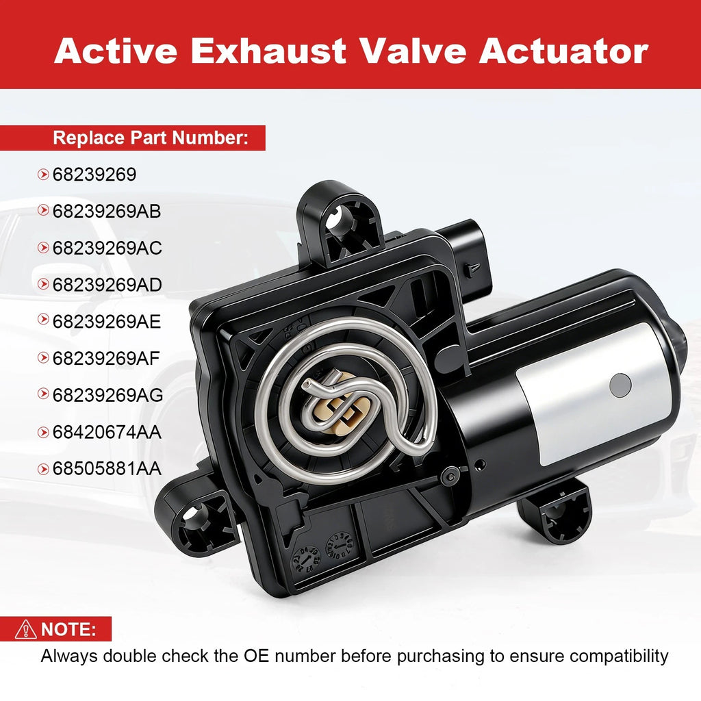Active Exhaust Valve Actuator for Dodge Charger (2015-2023)