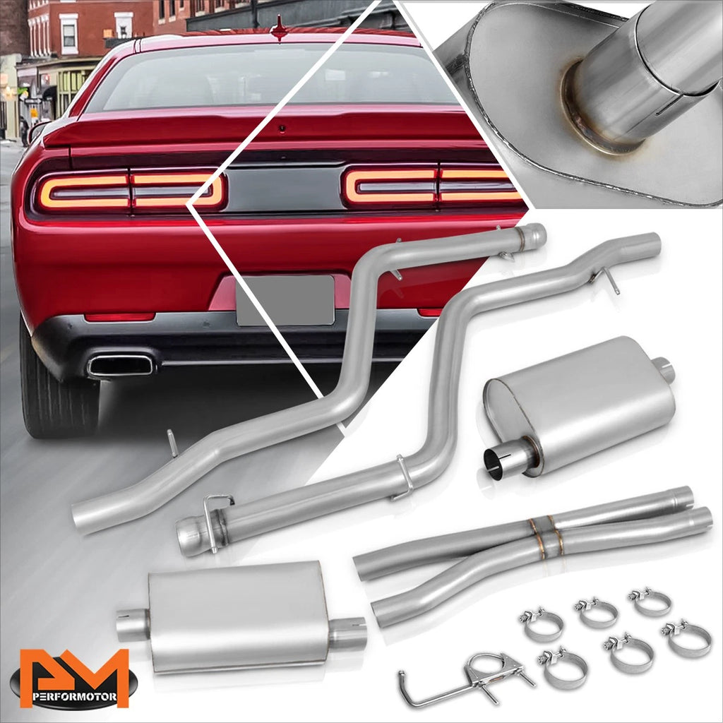 Dual Muffler Racing Catback Exhaust System for Dodge Challenger (2015–2018)
