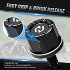 Aluminum Rear Fender Seat Bolt Cover for Harley Dyna Switchback (2012–2017)