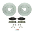 Front Brake Kit for Chrysler Dodge (345mm Vented Disc Rotors, Ceramic Pads)