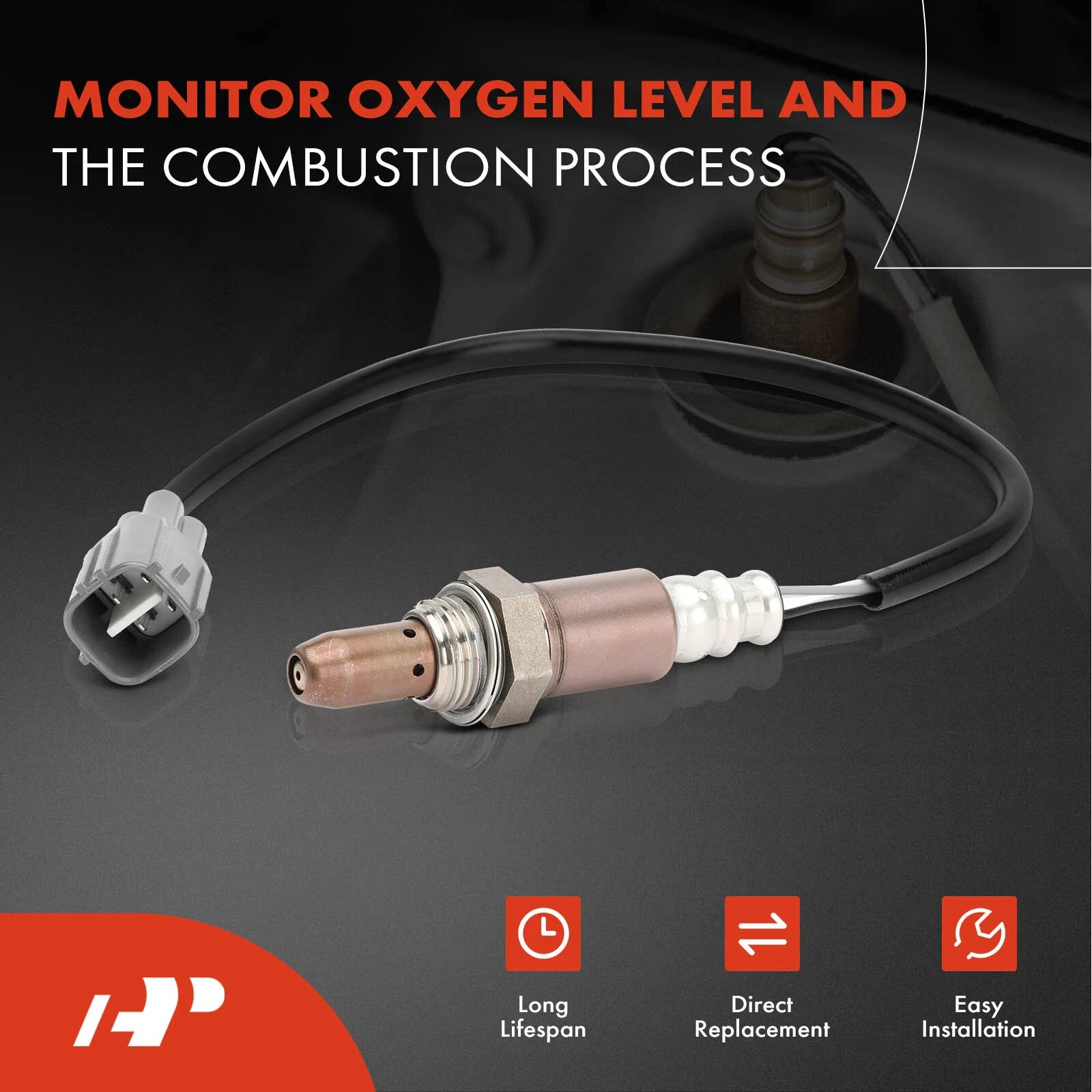 Upstream Front & Rear O2 Oxygen Sensor for Toyota Camry Highlander (2007-2011)