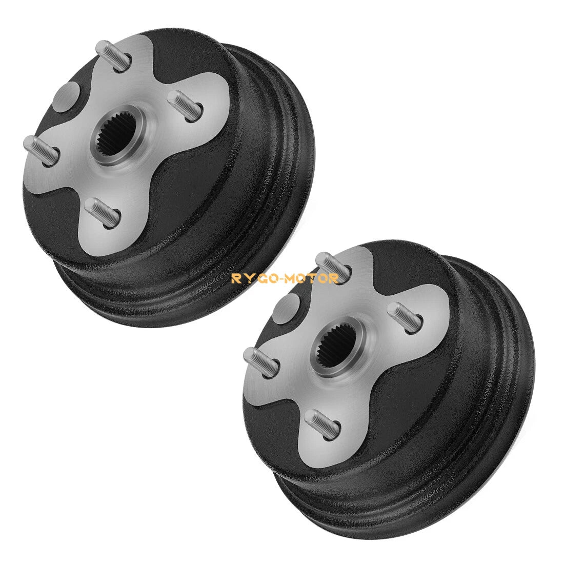 2x Brake Drum Hub for Yamaha Timberwolf 250 (1992–1998)