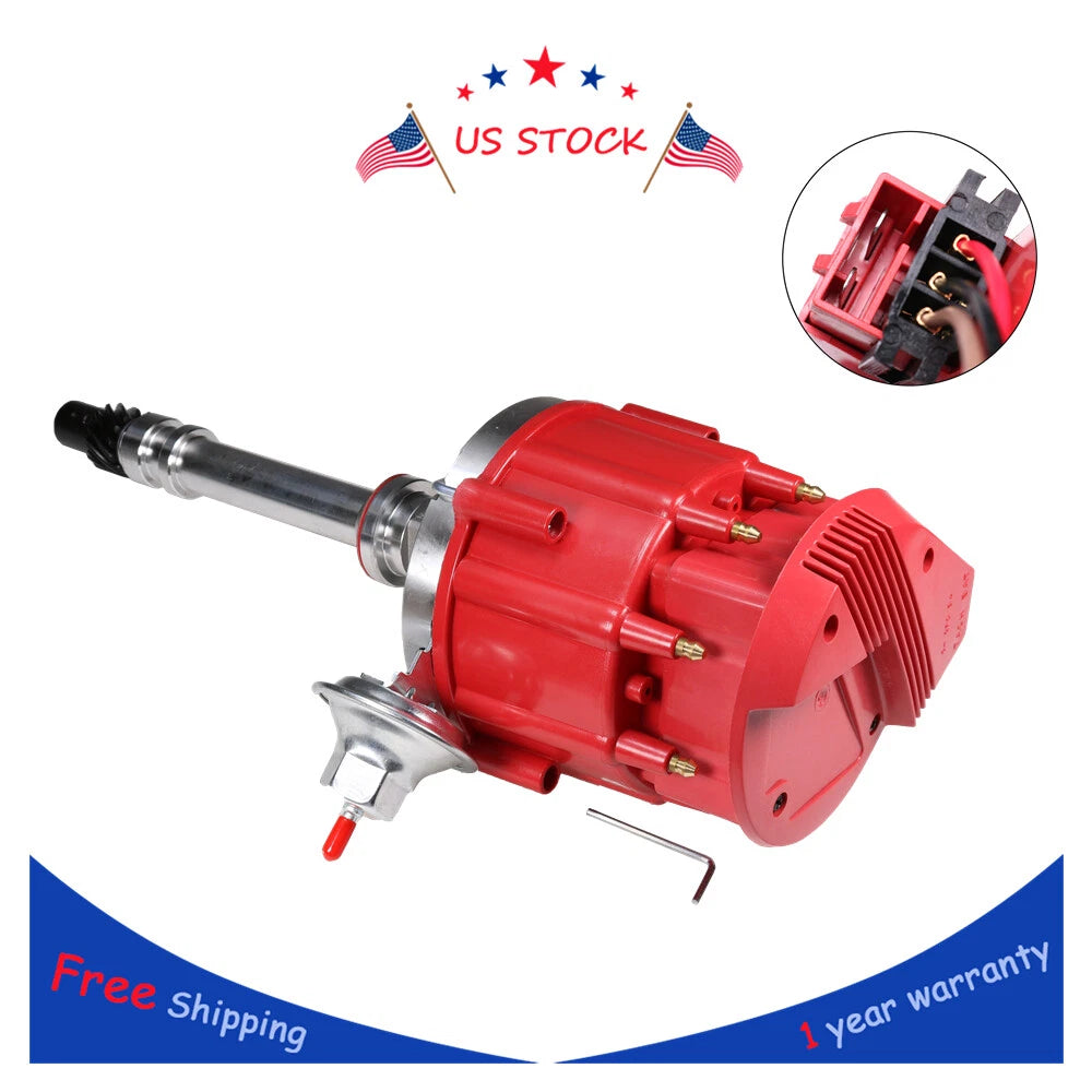 Racing HEI Distributor with Super Coil for Chevy Small Block (305–400)