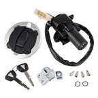 Ignition Switch Gas Cap Seat Lock Set for Kawasaki Versys-X 300 (2017–2025)