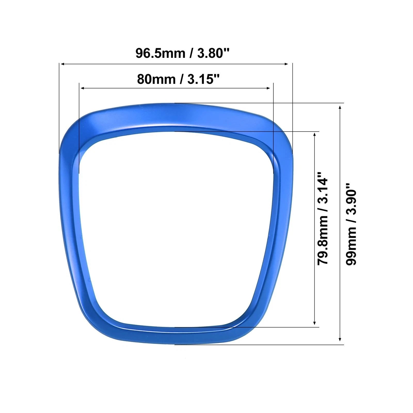 Steering Wheel Trim Cover for Audi A3 (2006–2014) Blue Sticker