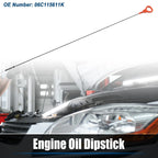 Engine Oil Level Indicator Dipstick for Audi A4 (2002–2005) No. 06C115611K Orange