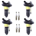 Set of 4 Ignition Coils & Platinum Spark Plugs for Colorado Canyon (2015–2022)