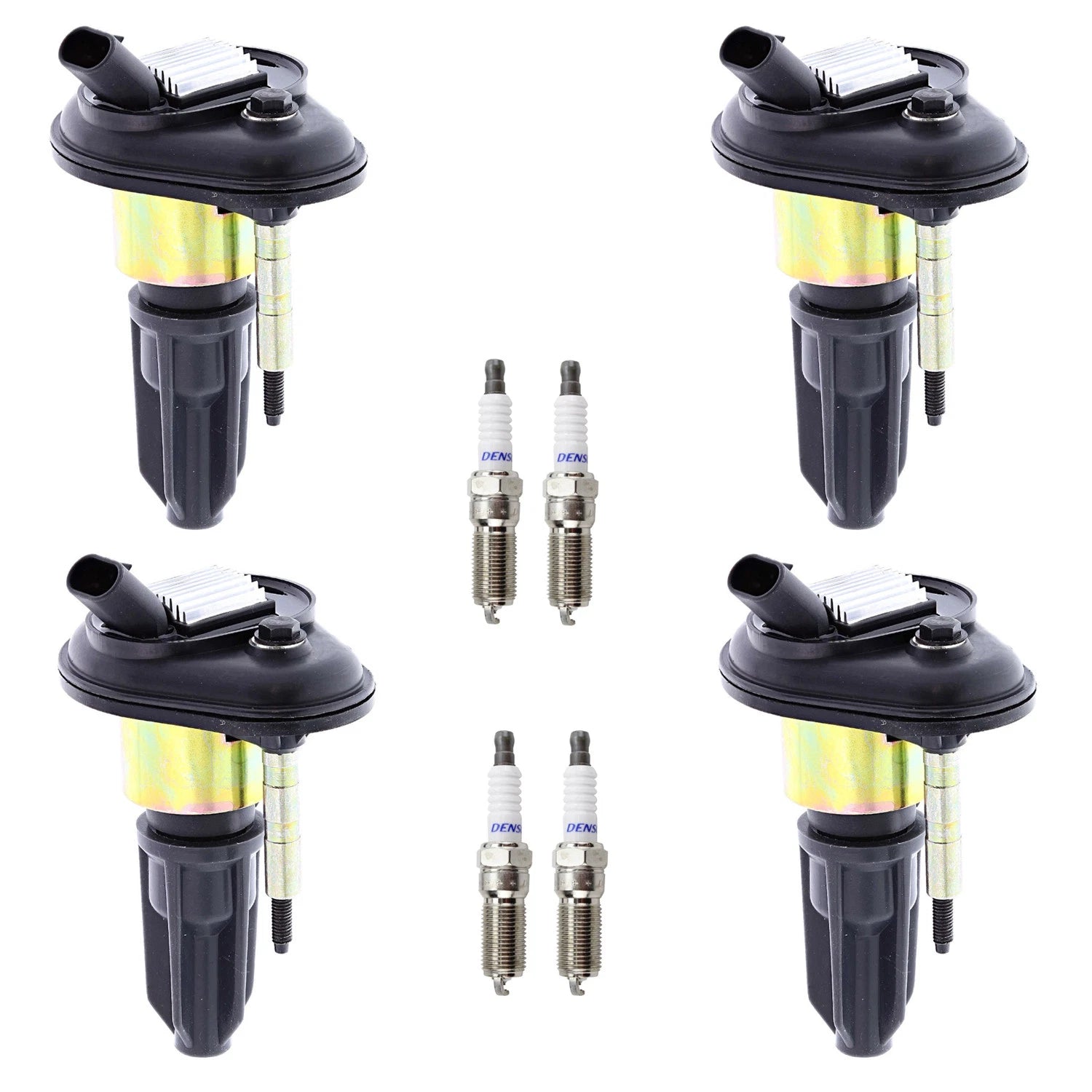 Set of 4 Ignition Coils & Platinum Spark Plugs for Colorado Canyon (2015–2022)