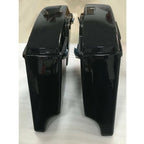 5" Extended Stretched Hard Saddlebags for Harley Softail