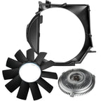 3 Cooling Fan Shroud, Blade & Clutch Kit for BMW E46 (1998–2006)