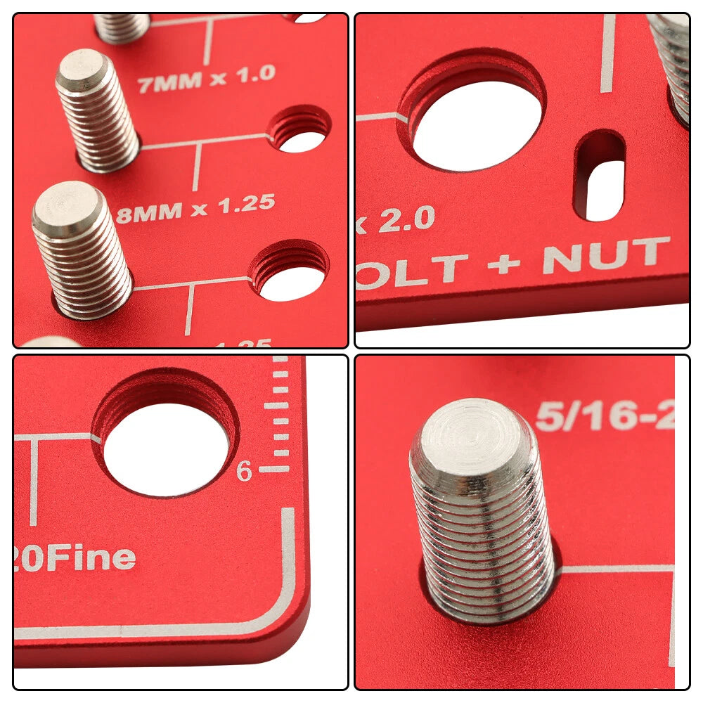 Nut and Bolt Thread Checker for Universal Use (28 Identifier)