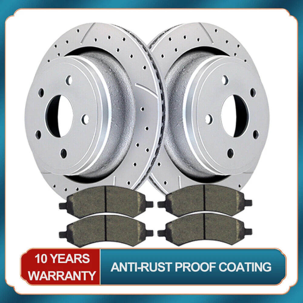 Brake Rotors & Pads Kit for Dodge Durango Ram 1500 (2011–2023)