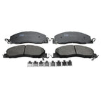 Set of 4 TRW Pro Metallic Slotted Brake Pads for Dodge Ram 2500 3500 (2003–2018)