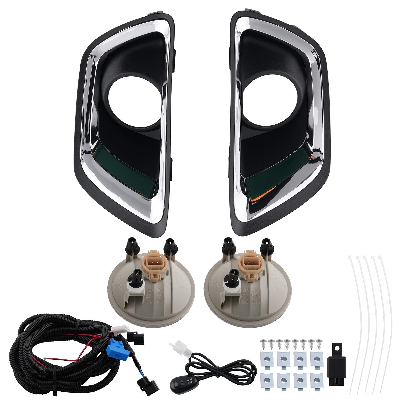 Bumper Fog Lights for Chevy Colorado (2015–2020) - Set of 2 with Wiring