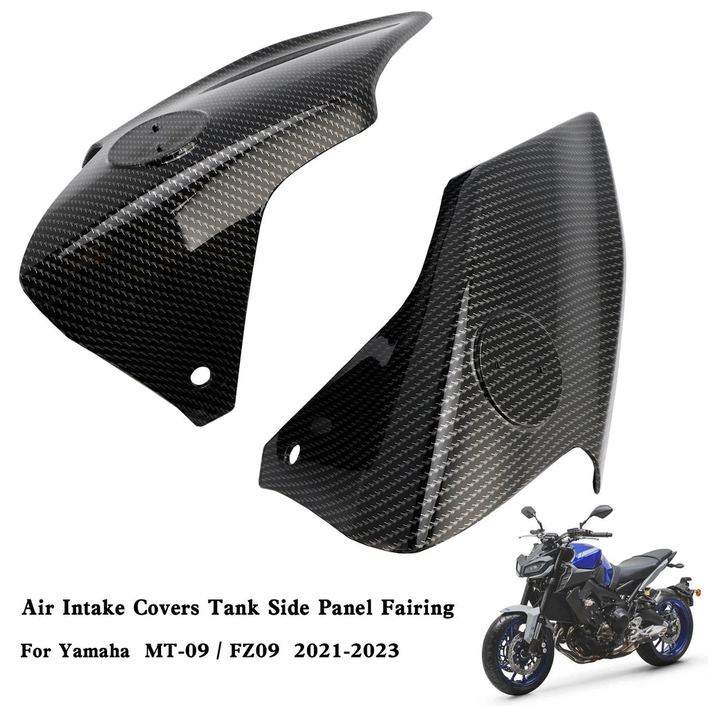 Air Intake Covers for Yamaha MT-09 FZ09 (2021–2023) Carbon