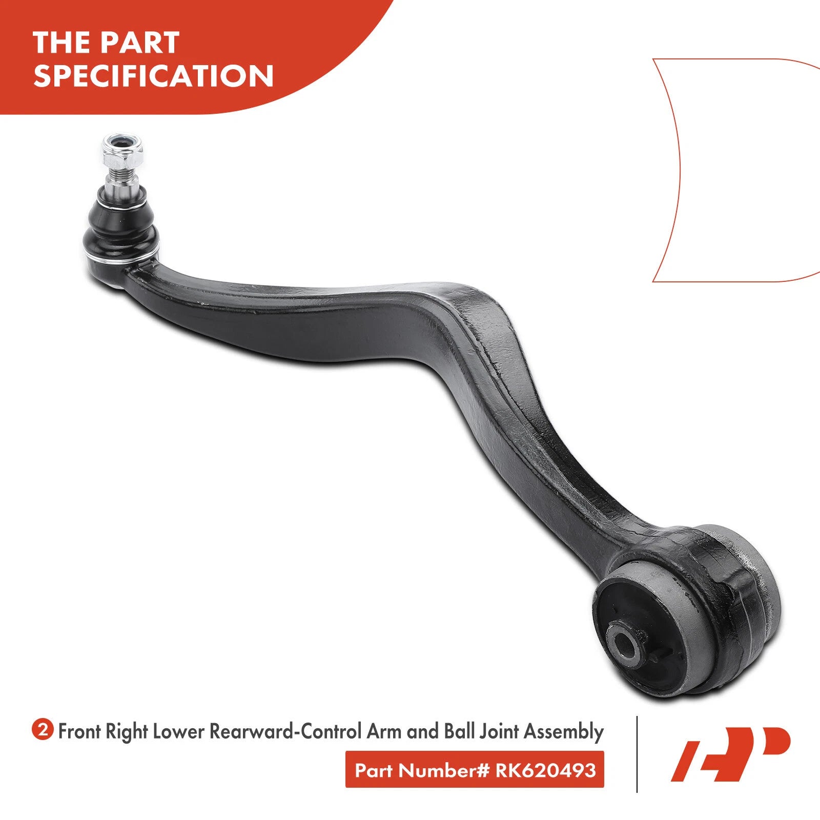 6X Control Arm with Ball Joint Tie Rod End for Ford Fusion (2013–2020)