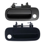 Door Handle Outer Set of 2 Black Front Left+Right for Toyota Camry (1993–1997)