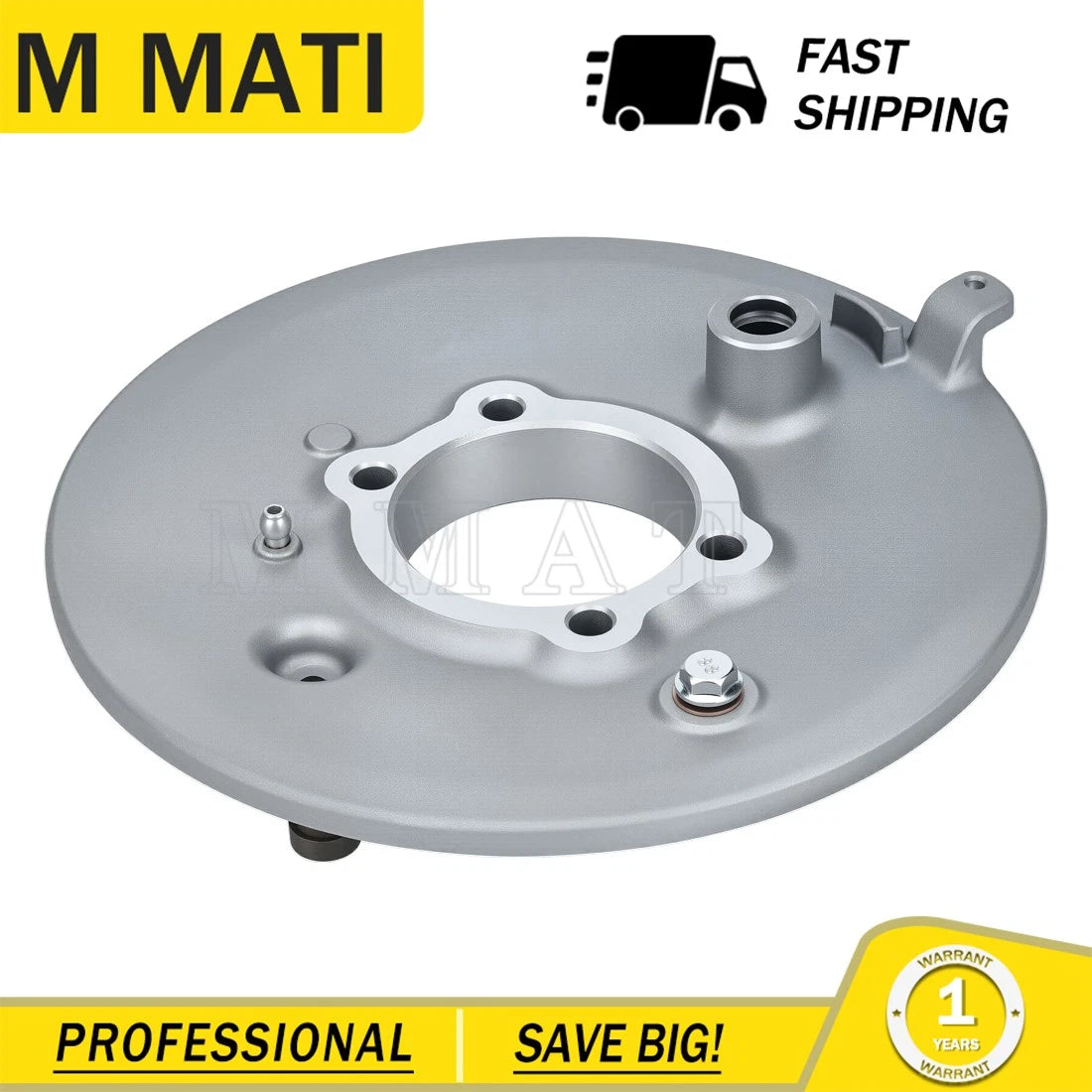 Rear Brake Drum Plate for Yamaha YFM250X YFM250B Bear Tracker 250 (1999–2004)