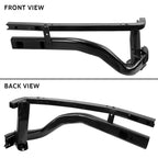 2Pcs Black Radiator Support for Ram 1500 2500 (2011–2018)