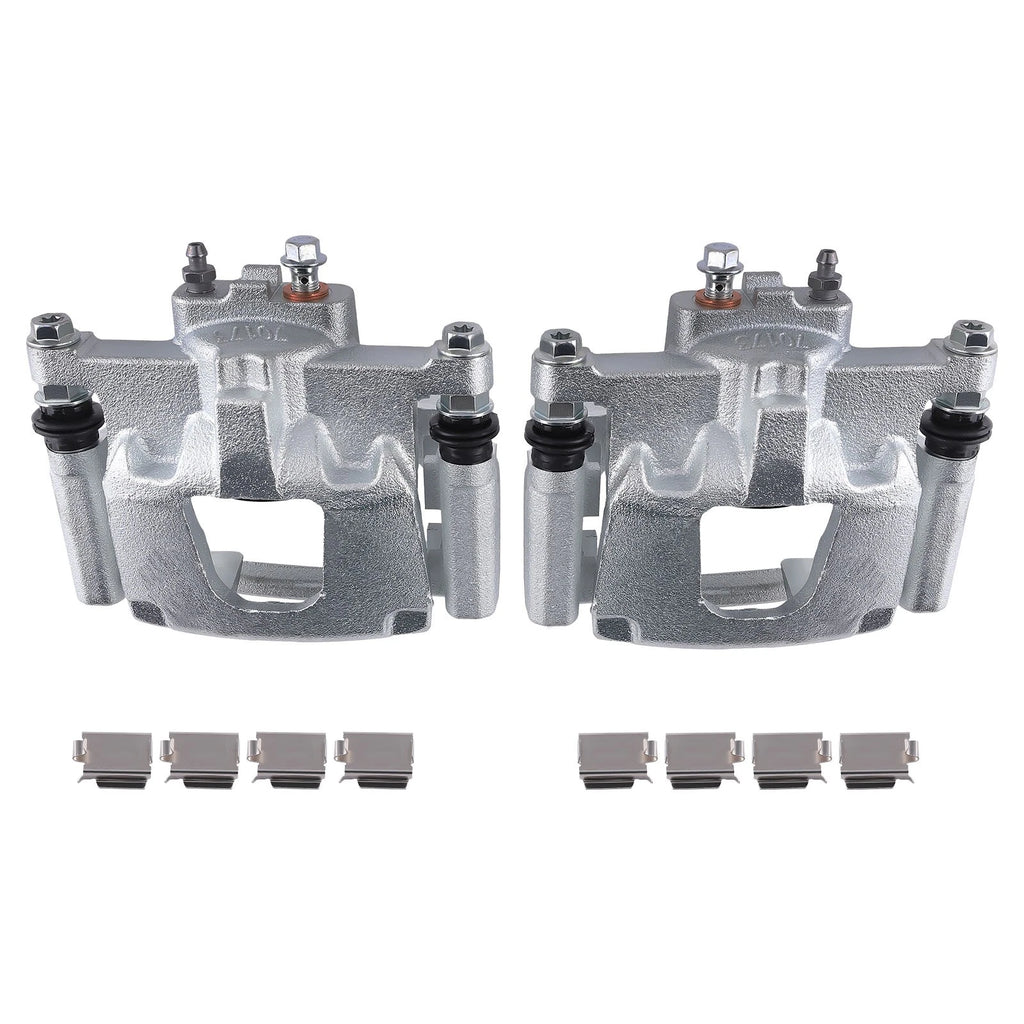 Set of 2 Rear Brake Calipers w/ Bracket for Dodge Nitro (2007–2018) Jeep Liberty Wrangler