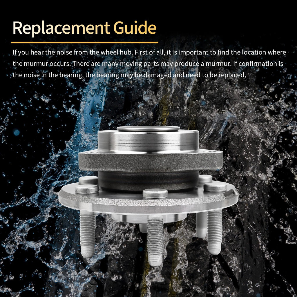 Wheel Bearing Hub Set for Chevy Traverse Enclave GMC Acadia (YYYY-YYYY)