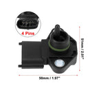 MAP Manifold Absolute Pressure Sensor 2X 9470930501 39300-38110 for Hyundai Kia 