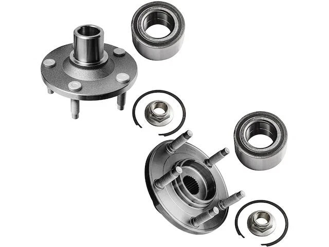 Front Wheel Hub Assembly Set of 2 for Mazda Tribute (2001–2006, 2008–2011) QR839SF