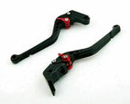 Long Brake Clutch Levers for Yamaha MT-01 (2004–2009), V-MAX (2009–2014) Black T9