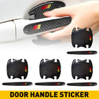 Set of 8 Tri-Color Door Sill Handle Cup Stickers for Toyota 4Runner (2010–2023)