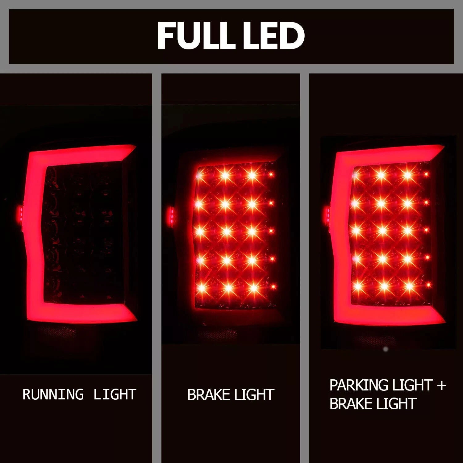 LED Tail Lights for GMC Sierra 1500 2500HD 3500HD (2007-2014)