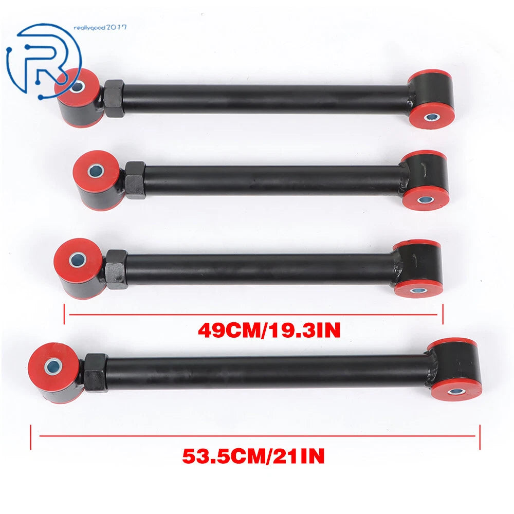 Set of 2 Adjustable Front Upper Lower Control Arms for Dodge Ram (1994-2009)