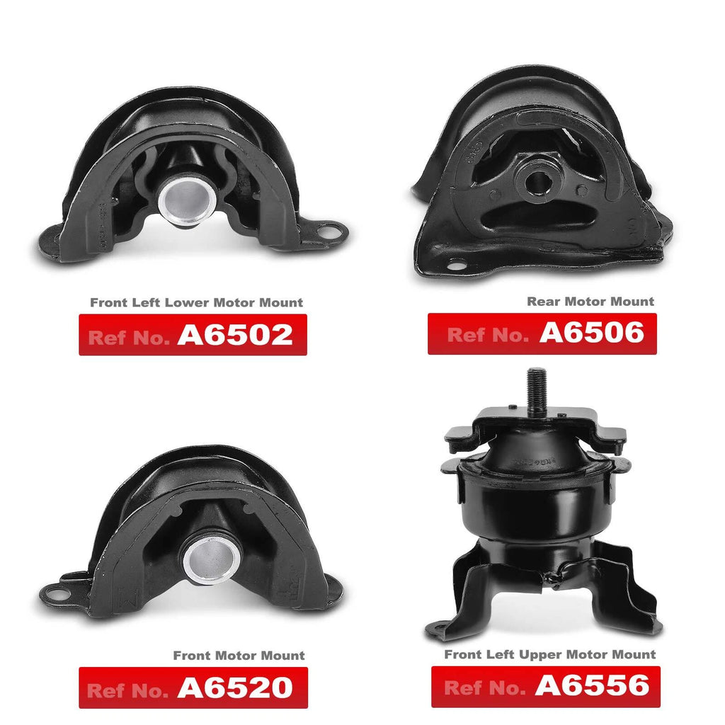 Set of 4 Engine Motor Mounts for Honda Civic (1996–2000) Acura EL (1997–2000)