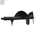12" Cast Steel Earth Auger Drill Bit for Gas Powered Post Fence Digger (3/4" Shaft)
