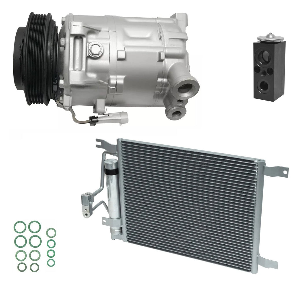 AC Compressor Kit With Condenser for Pontiac Solstice 2.0L (2008–2010)