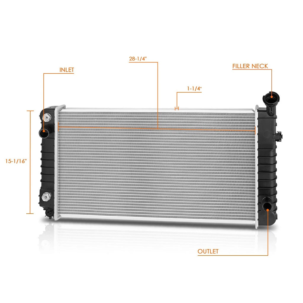OE Style Aluminum Radiator DPI-1216 for Lumina/Cutlass Supreme/Grand Prix (1991–1994)
