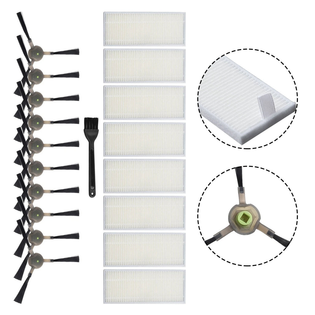 Vacuum Filter Brush Kit for OKP Life K2 K3 K4 K5 M210 M210S M213