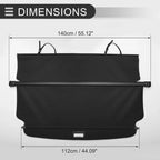 Retractable Cargo Cover for Honda CR-V 2002-2006 Rear Trunk Parcel Shelf Black