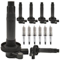 6X Ignition Coil + Iridium Spark Plugs for Ford F150 Fusion Taurus (2011–2014)
