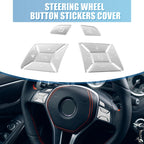 Set of 12 Steering Wheel Button Stickers for Mercedes Benz 