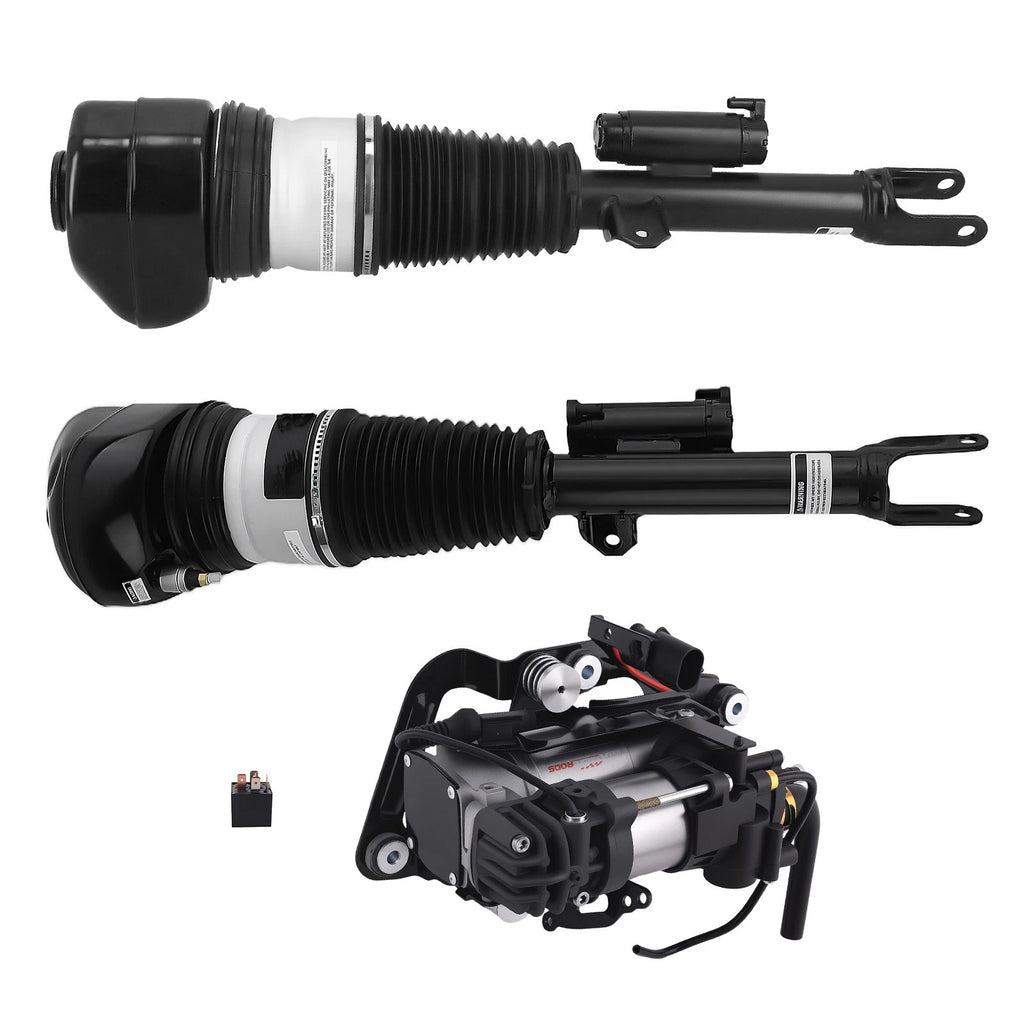 2X Front Air Suspension Struts + Compressor + Bracket for BMW 7 Series (2016–2023)