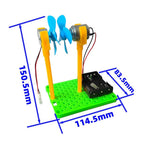 Wind Turbine Model Kit for Middle School Science Curriculum