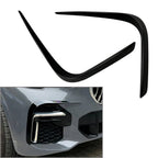 Glossy Black Front Bumper Side Vent Cover Trim for BMW X5 G05 (2019–2022)