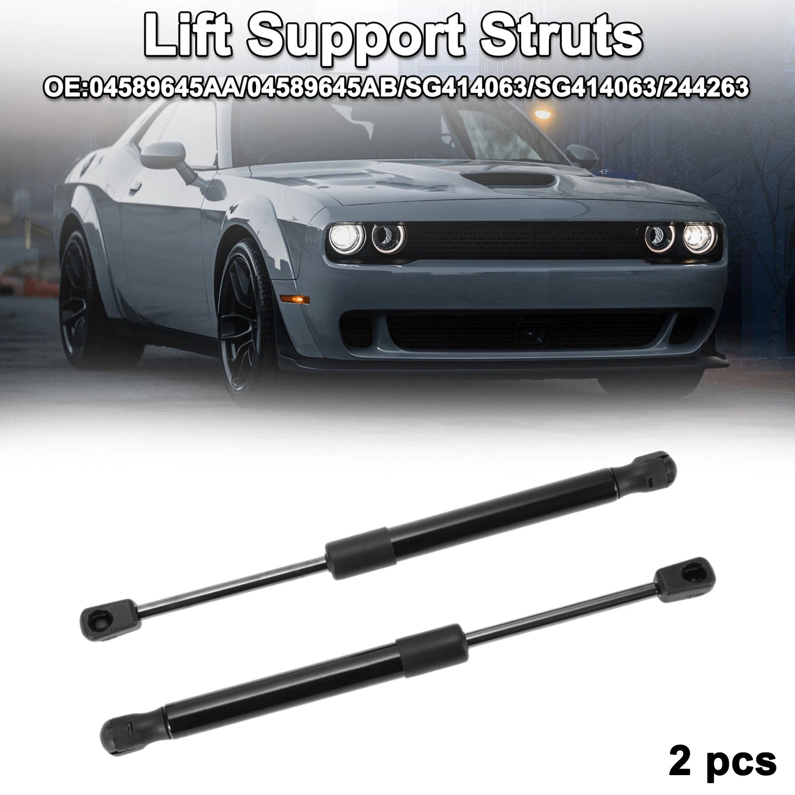 Upgrade Tailgate Lift Supports Struts 04589645AA for Dodge Challenger (2008–2021)