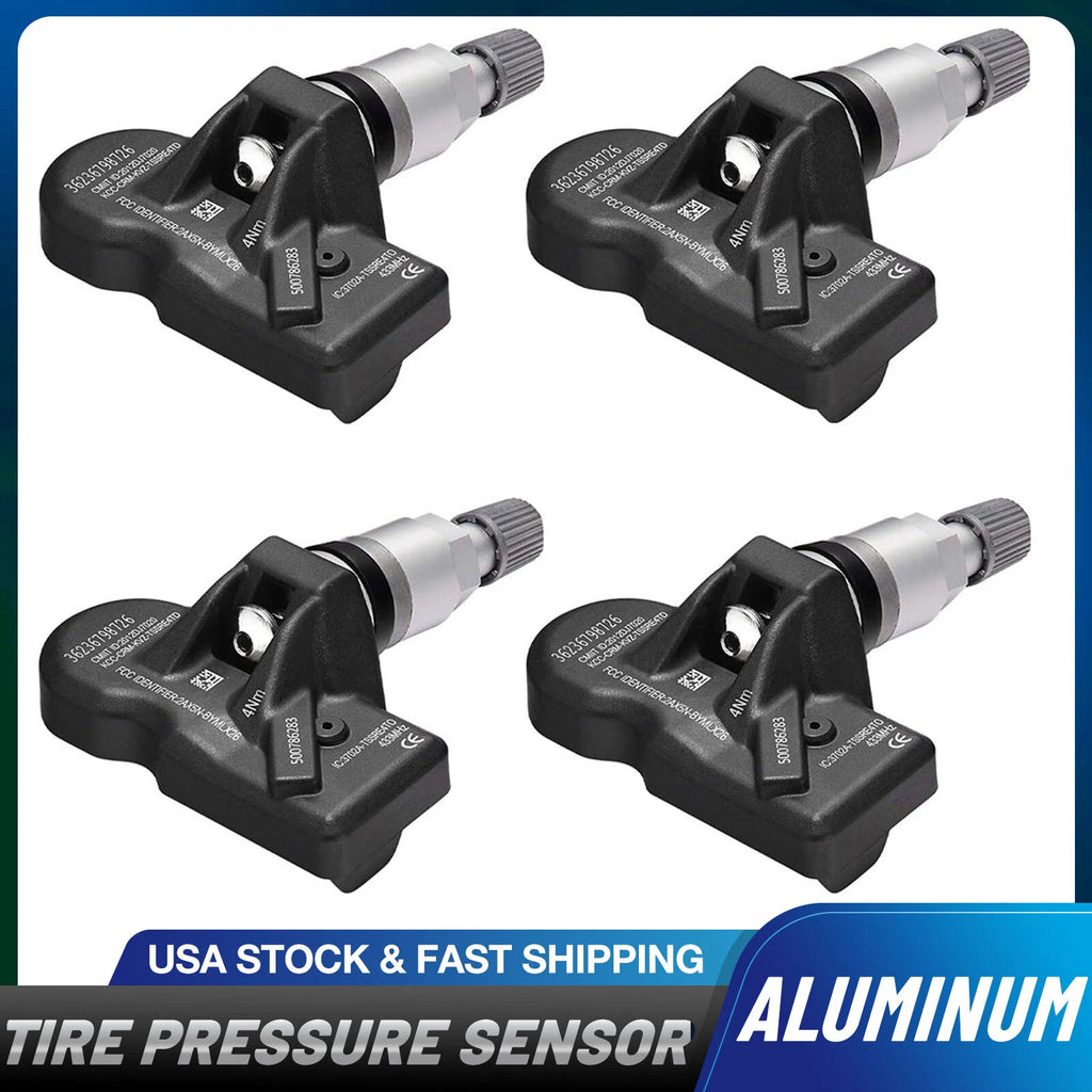 Set of 4 Tire Pressure Monitoring System Sensors for BMW (2010–2017)