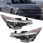 Headlight Assembly Set for Hyundai Elantra (2021–2022) Halogen