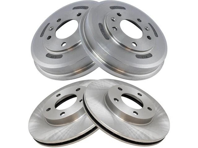 Front and Rear Brake Rotor and Drum Kit for Mazda Tribute (2001–2006) ZC199VS