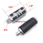 Chrome Zombie Foot Peg for Harley (Male Mount)