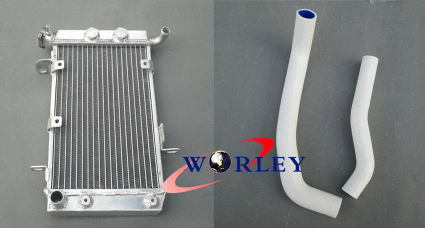 Aluminum Radiator + Yellow Hose for Suzuki LTZ400 KFX400 DVX400 (2003-2008)